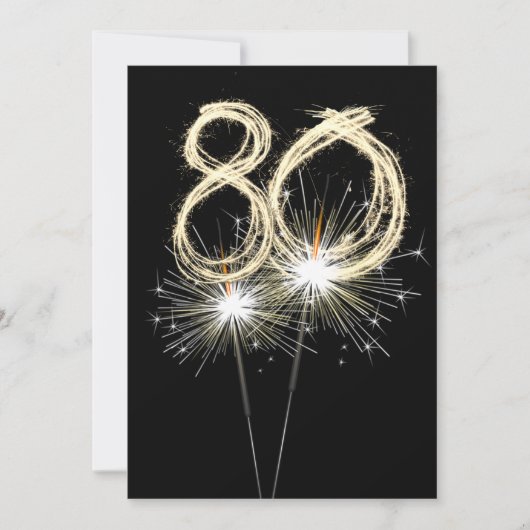 80e 'Birthday'-brochure Kaart (Voorkant)