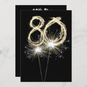 80e 'Birthday'-brochure Kaart (Voorkant / Achterkant)