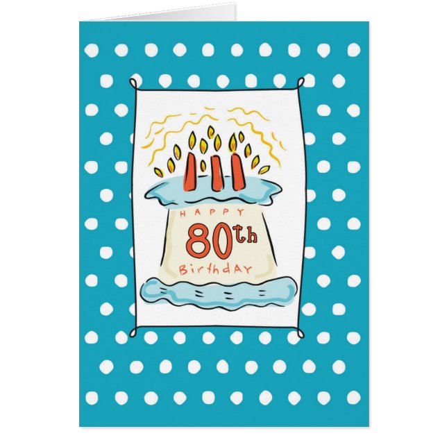 80e Birthday Cake (Voorkant)