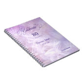 80e Birthday Party Guest Book Notebook Notitieboek (Rechterzijde)