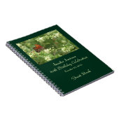 80e Birthday Party Guest Book, Oranje vlinder Notitieboek (Rechterzijde)