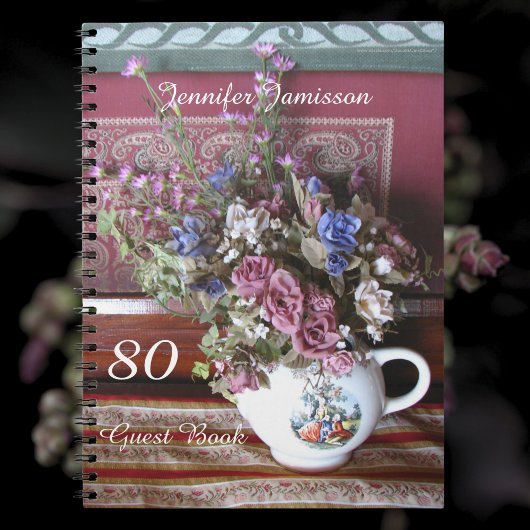80e Birthday Party Guest Book,  Teapot Notitieboek