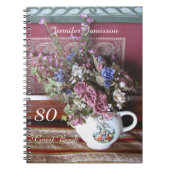 80e Birthday Party Guest Book,  Teapot Notitieboek (Voorkant)