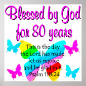 80E BIRTHDAY PRAYER POSTER (Voorkant)