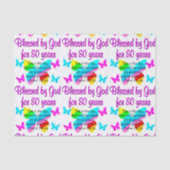 80E BIRTHDAY PRAYER TISSUEPAPIER (Voorkant)