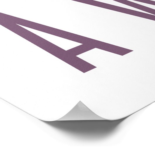 80e Birthday Retro Sunset Poster (Hoek)