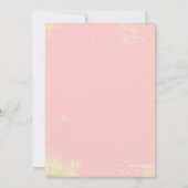 80e Foto Birthday Party Invitation Kaart (Achterkant)