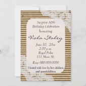 80e foto verjaardagsfeestje uitnodiging (Achterkant)