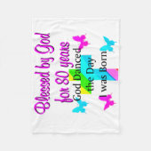 80E GOD DIE LIEFHEEFT FLEECE DEKEN (Voorkant)