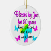 80E GOD DIE LIEFHEEFT KERAMISCH ORNAMENT (Rechts)