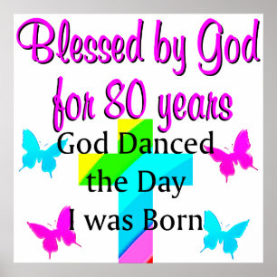 80E GOD DIE LIEFHEEFT POSTER