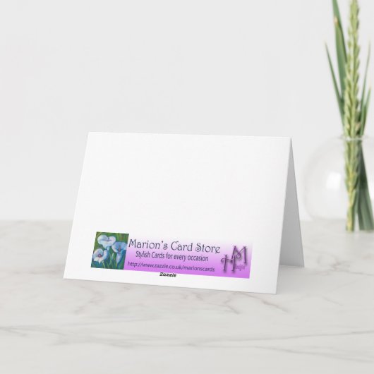 80e Happy Birthday Kaart (Achterkant)