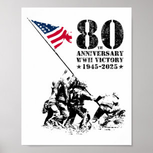 80e Jubileum 1945-2025 Veteranen 4 Poster