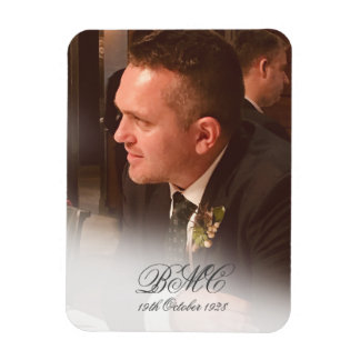 80e Mannelijke verjaardag Eenvoudige legante foto Magneet