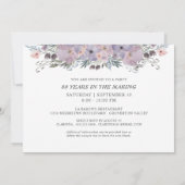 80e of om het even welke vogeldag Floral JAREN IN  Kaart (Achterkant)