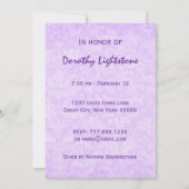 80e Paars Bow M454 Kaart (Achterkant)