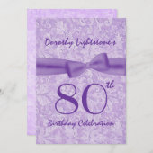 80e Paars Bow M454 Kaart (Voorkant / Achterkant)