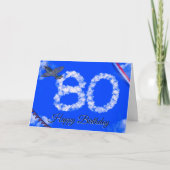 80e RAF-kaart voor speciale dagen Kaart (Voorkant)