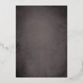 80e  Retro Foto 80e surrogaatdag Folie Uitnodiging (Achterkant)