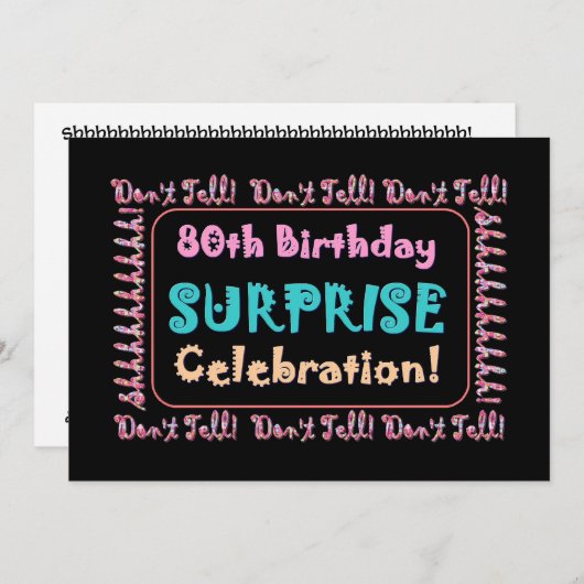 80e Sjabloon voor de uitnodiging tot het indienen  (Voorkant / Achterkant)