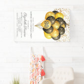 80e surrogaatbruine gouden banner (Insitu)