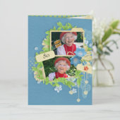 80e uitnodiging van de Birthday Party (Staand voorkant)