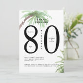 80e uitnodiging van de Tropische Dag van de Partij (Staand voorkant)