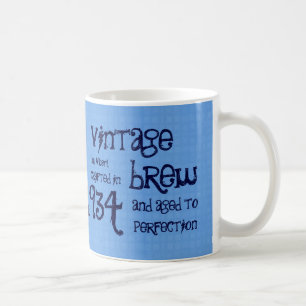 80e verjaardag 1934  Brew of Jaar V80B Koffiemok