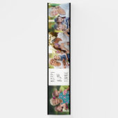 80e verjaardag 4 Fotogreep op maat Spandoek (Verticaal)