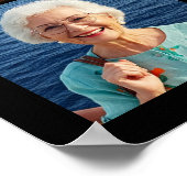 80e verjaardag 51 Photo Collage Hoera voor 80 jaar Poster (Hoek)