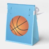 80e verjaardag 🏀 Basketbal Afbeelding Monogram Bedankdoosjes (Achterkant)