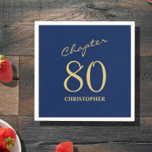 80e verjaardag Blauw Goud Hoofdstuk 80