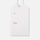 80e verjaardag Bloemen nummer 80 van en naar Cadeaulabel (Achterkant)