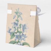 80e verjaardag Botanische Campanula Dank je wel gu Bedankdoosjes (Achterkant)