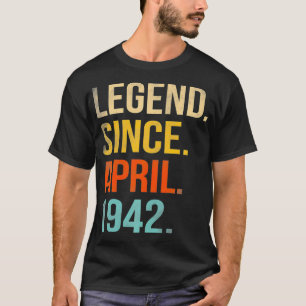 80e verjaardag cadeau aan 80 jaar oude leggende si t-shirt