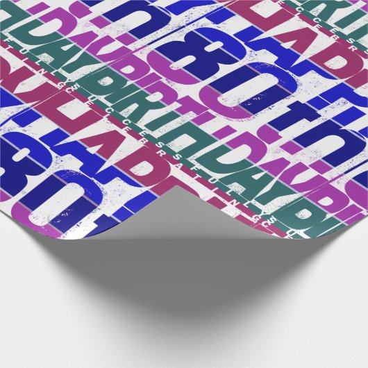 80e verjaardag _ cadeaupapier (Hoek)