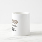 80e verjaardag Cadeauwagen 80 jaar oud Koffiemok (Center)