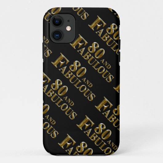 80e verjaardag Case-Mate iPhone case (Achterkant)