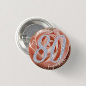 80e verjaardag Cupcake 3 cm rondetoeslag Ronde Button 3,2 Cm (Voorkant /achterkant)