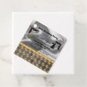 80e verjaardag Damask & Green Pareltjes Hartelijk  Bedankjes Labels (In situ)