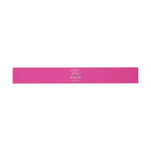 80e verjaardag De meest verbluffende kleurrijke Pa Uitnodigingen Wikkel (Vlak)