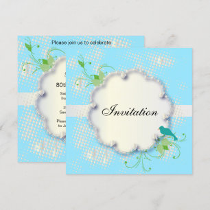 80e verjaardag   DIY-tekst Kaart