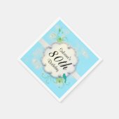 80e verjaardag | DIY-tekst Servet (Hoek)