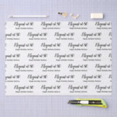 80e verjaardag Elegant bij 80 Personaliseren Tissuepapier (Craft)