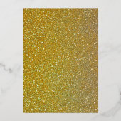 80e Verjaardag Feest Folie Uitnodiging (Achterkant)