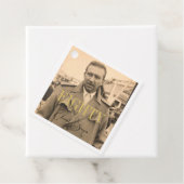 80e verjaardag foto mannelijke moderne verjaardag bedankjes labels (In situ)