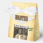 80e verjaardag 🎉 Foto Monogram Bedankdoosjes (Voorkant)