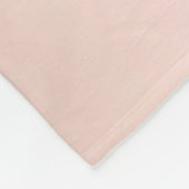 80e verjaardag foto roos gouden blush roze druppel fleece deken (Hoek)