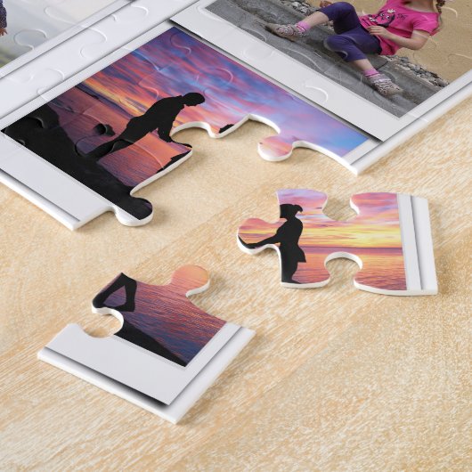 80e verjaardag foto template legpuzzel (Zijkant)