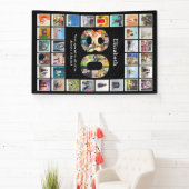 80e verjaardag foto template spandoek (Insitu)